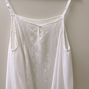 Feminine lace see through bohemian long sleeve top